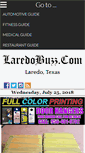 Mobile Screenshot of laredobuzz.com